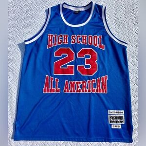 1980 High School Legend Basketball All American McDonald's Jersey Michael Jordan
